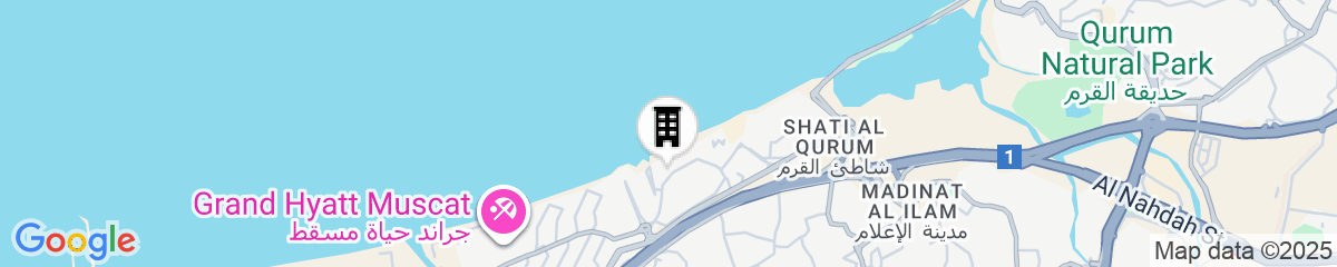 Map for Mandarin Oriental, Muscat