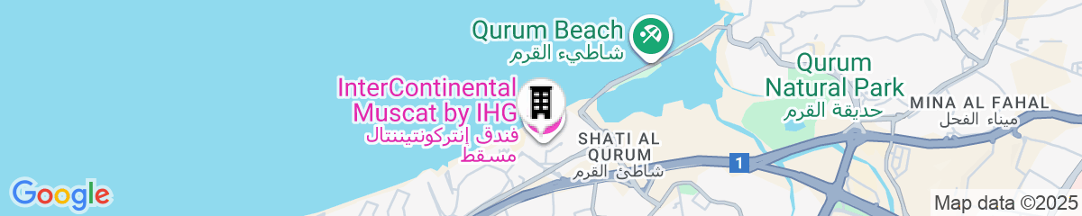 Map for InterContinental Muscat by IHG