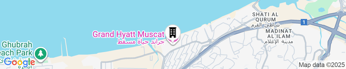 Map for Grand Hyatt Muscat