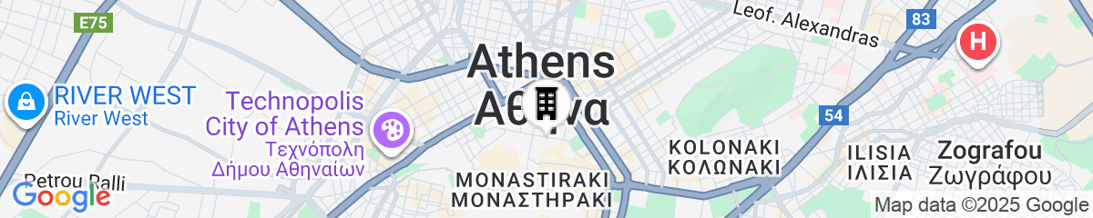 Map for The Pinnacle Athens