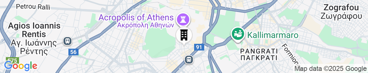 Map for Divani Palace Acropolis