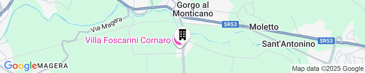 Map for Villa Foscarini Cornaro